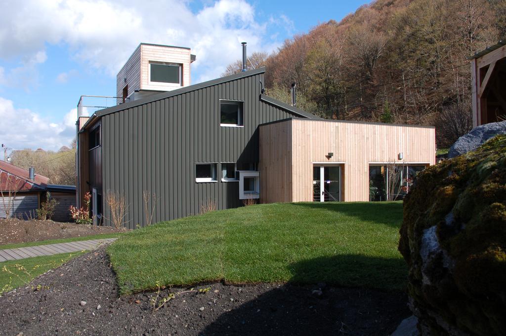 Aux 500 Diables Eco Lodge - Hotel Chambon-sur-Lac Exteriör bild